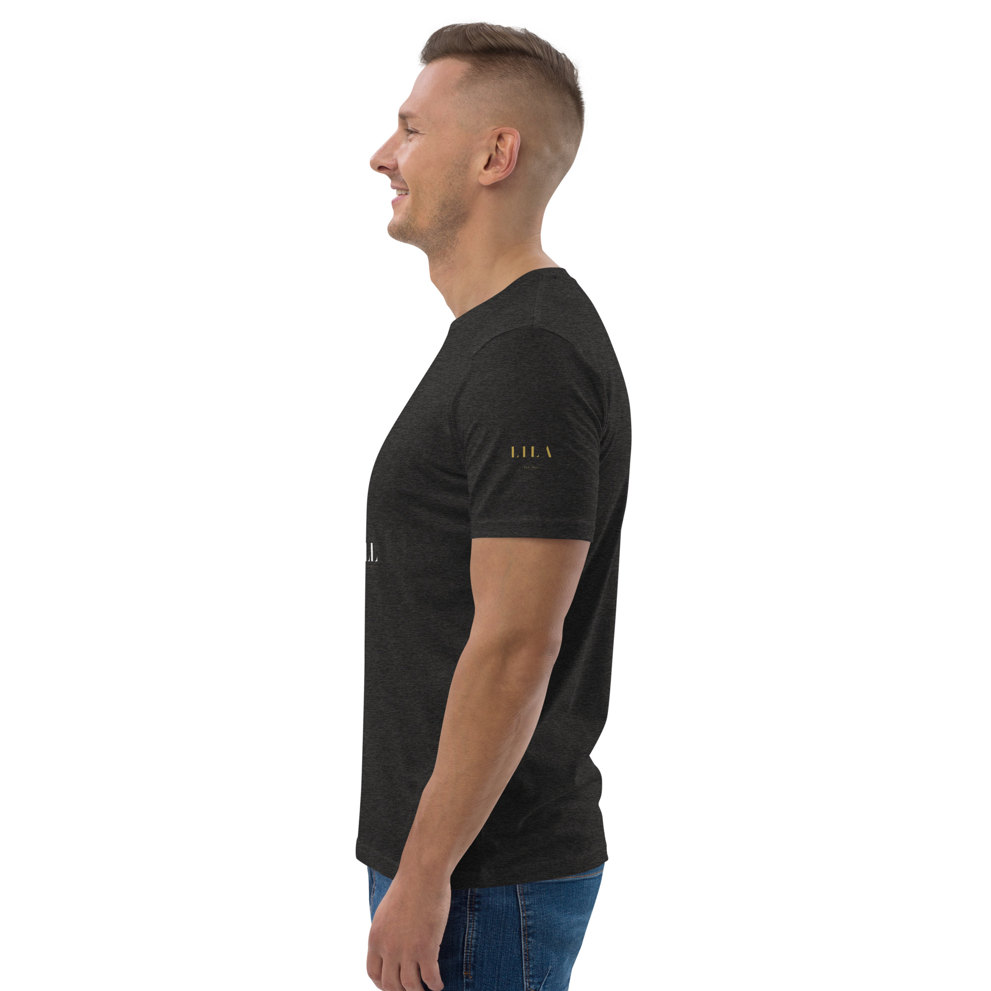 Classic Logo Tee — Dark Heather Grey