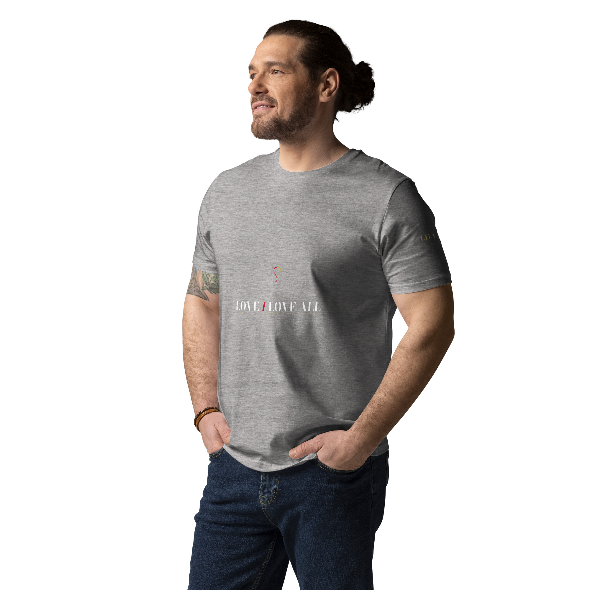 Classic Logo Tee — Heather Grey