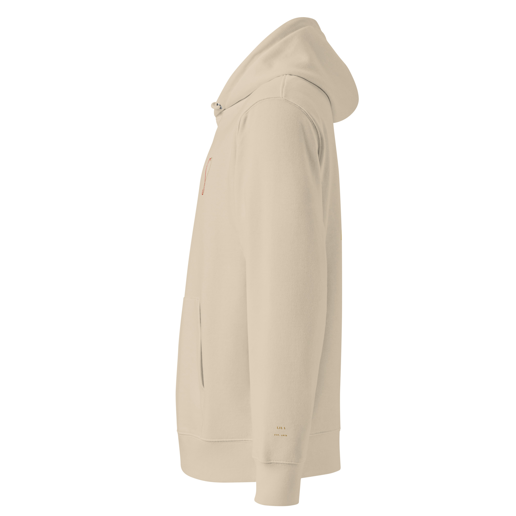 LILA Hoodie — Desert Dust Side