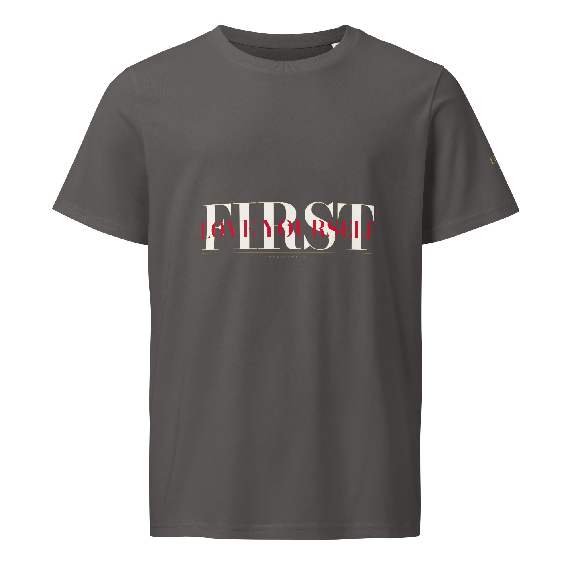 Love Yourself Tee — Anthracite